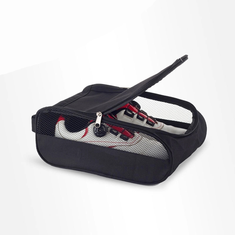 Custom Gift Polyester Mesh Panel Golf Shoe Bag 12
