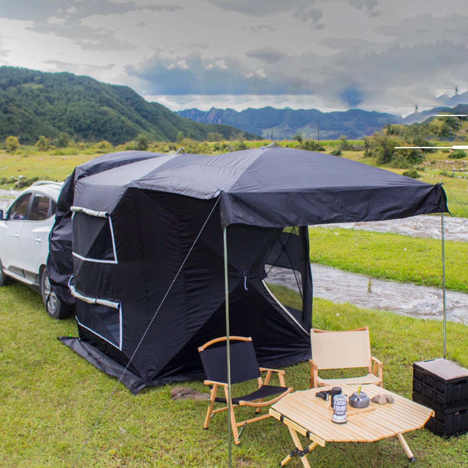 Outdoors Folding Car Tail Tent 4