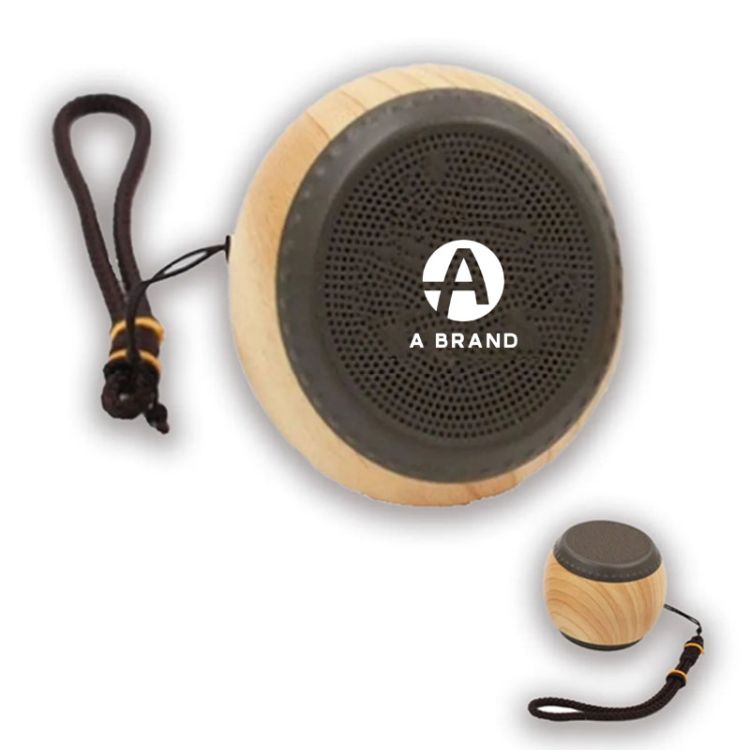 Portable Wooden Drum-Shaped Bluetooth Speaker 2
