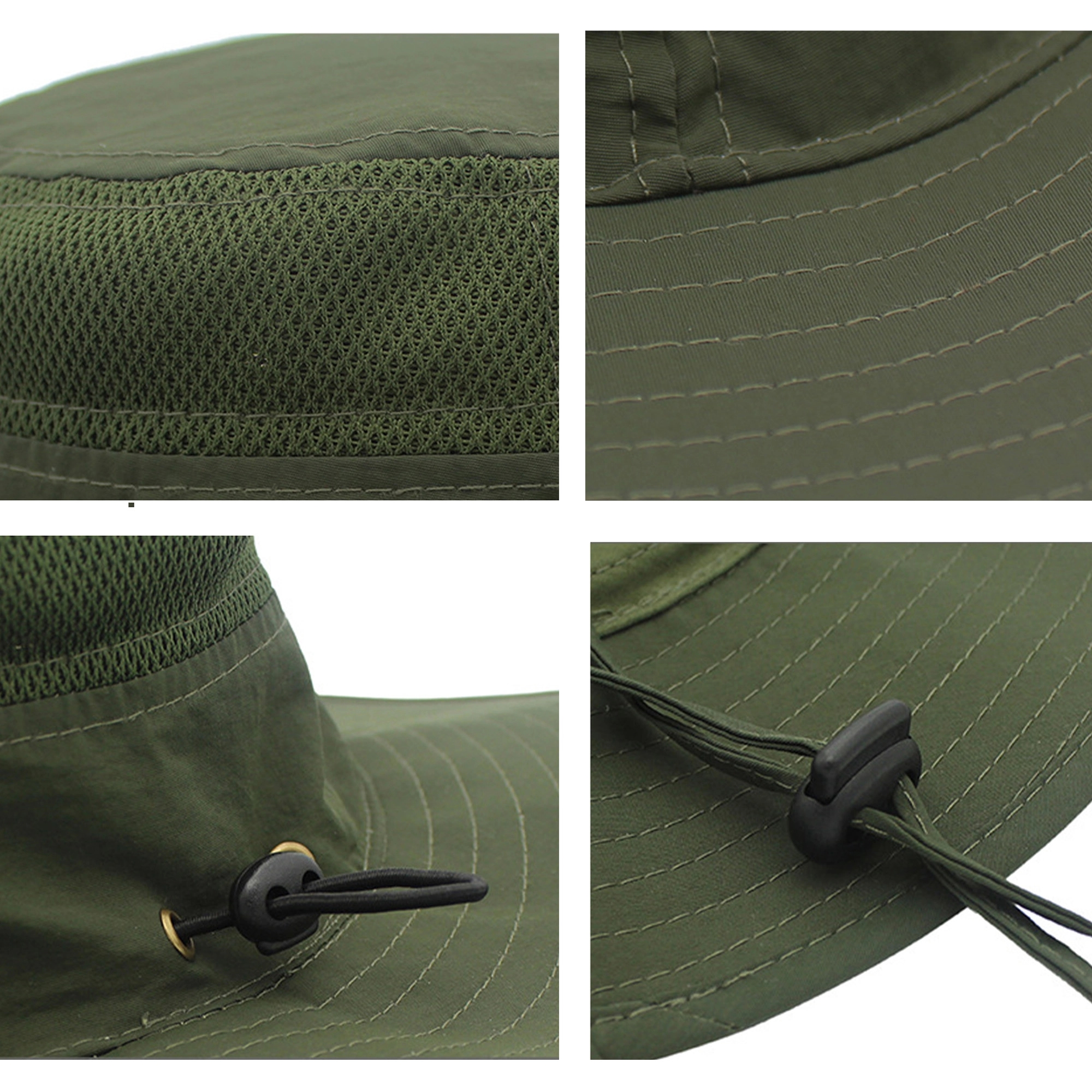 Wide Brim Mesh Bucket Hat MOQ50pcs 4