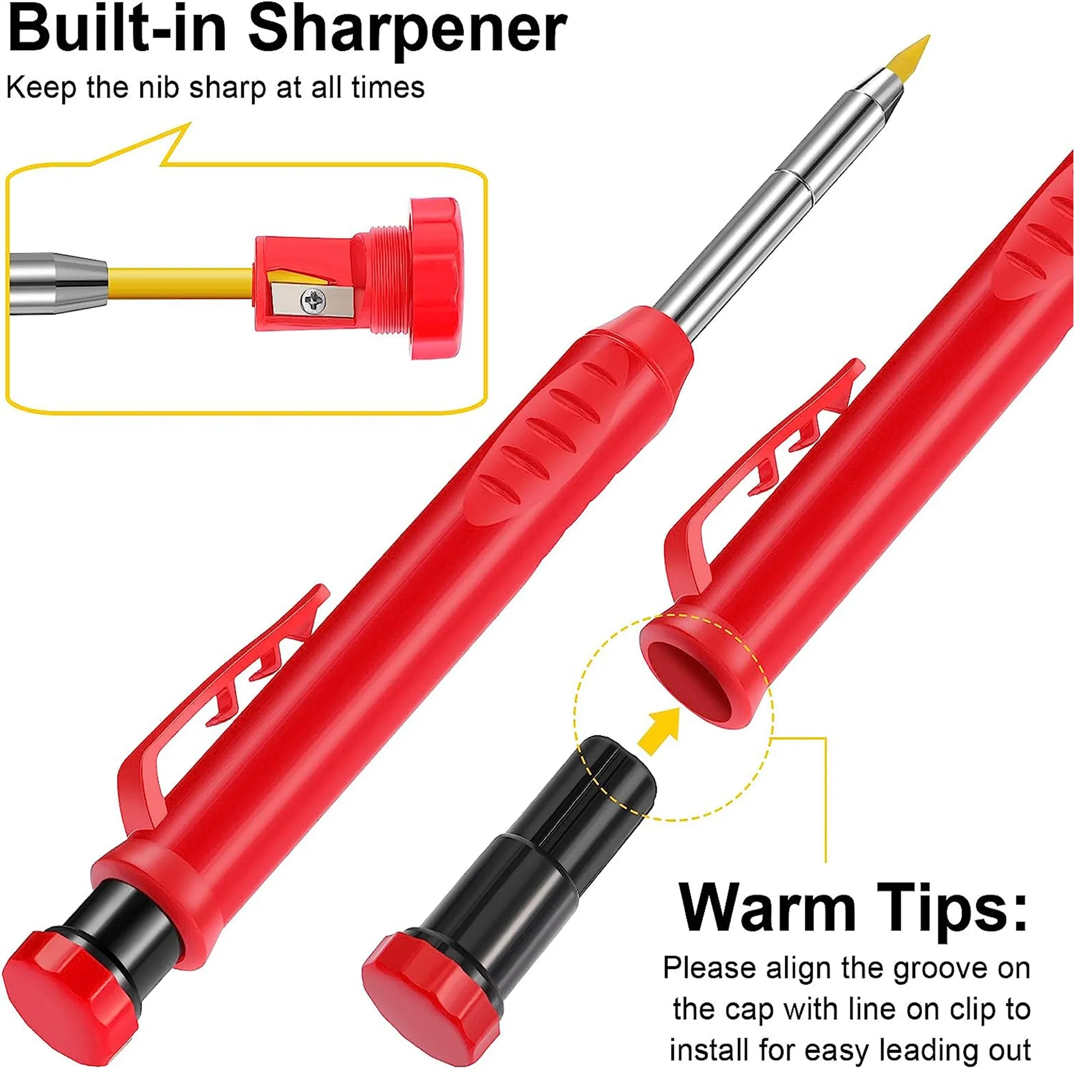 Solid Carpenter Pencil For Construction 5