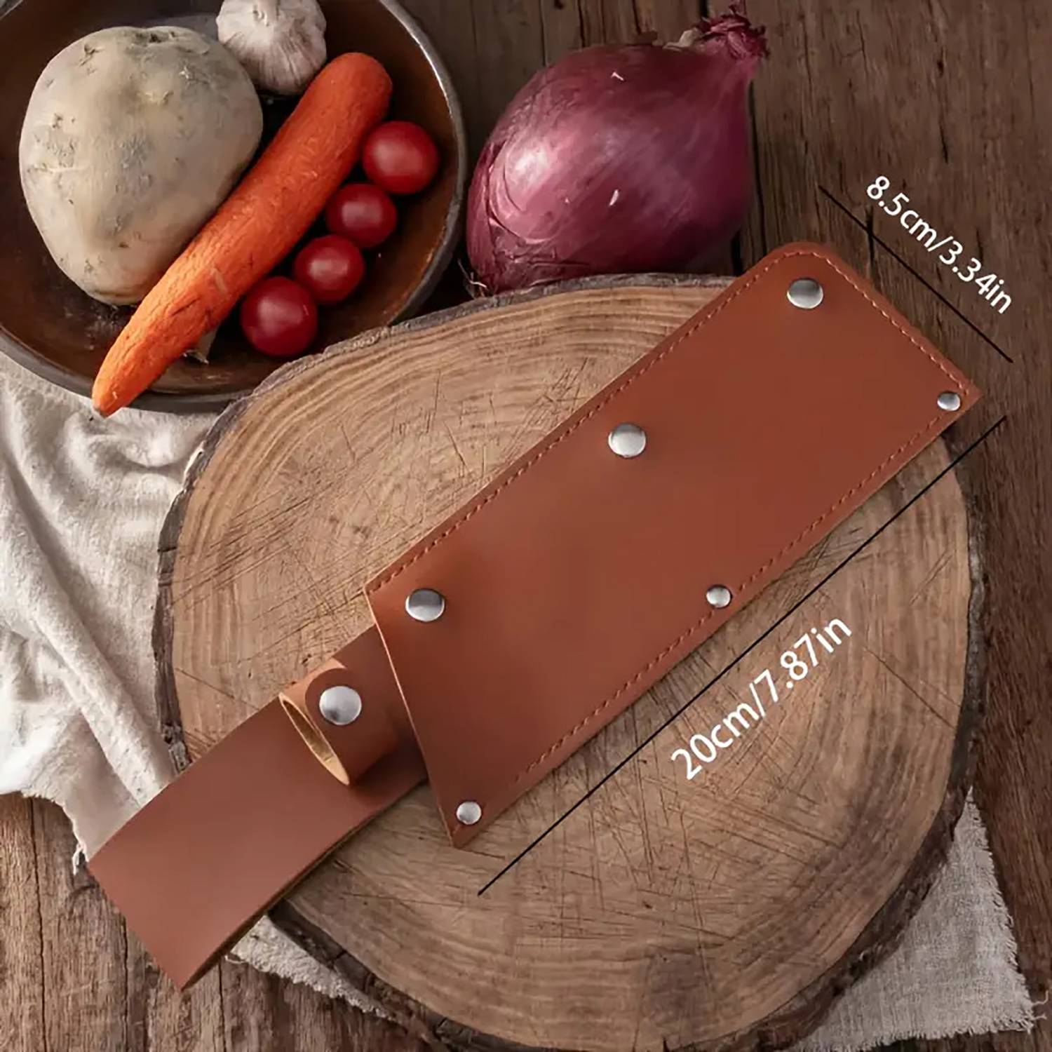 PU Leather Outdoor Camping Portable Waterproof Knife Sheath 2