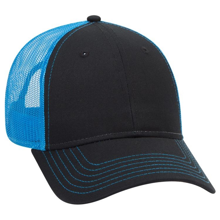 OTTO CAP® 6 Panel Low Profile Mesh Back Trucker Hat 208