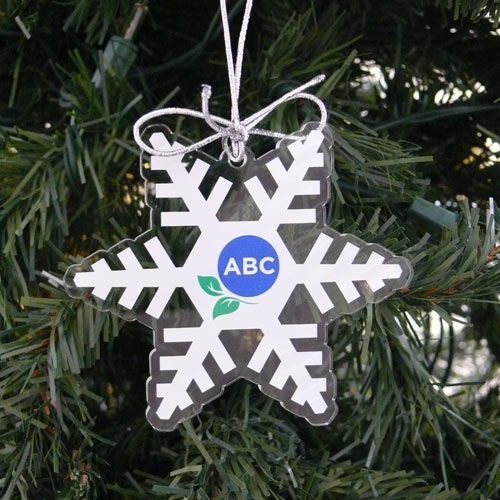 Acrylic Ornament Snowflake 2