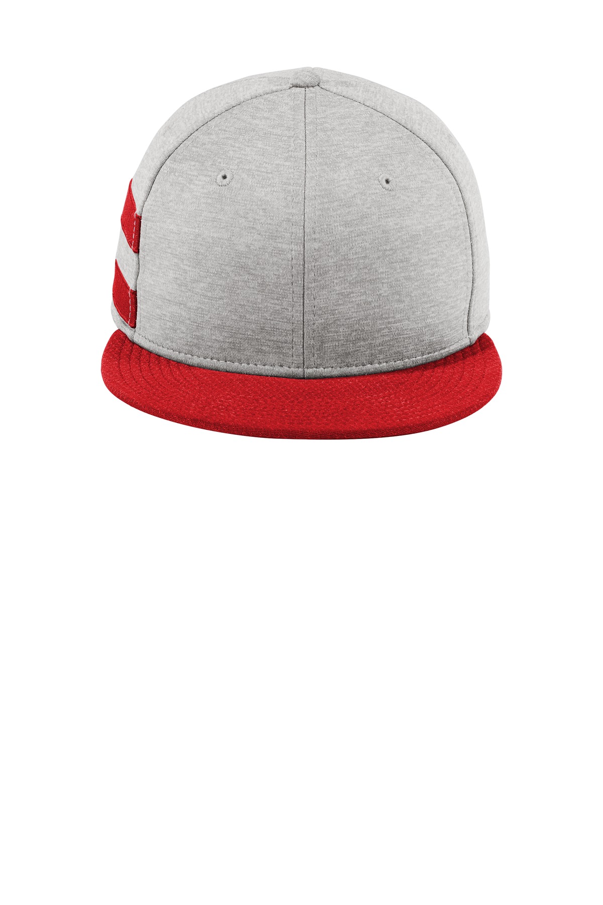 New Era Shadow Heather Striped Flat Bill Snapback Cap NE408 5