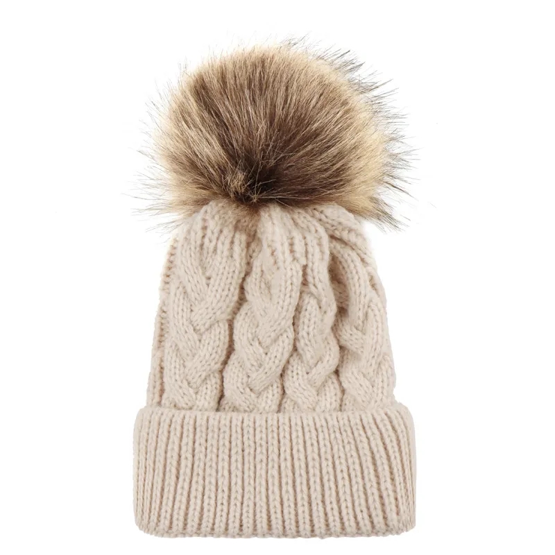 Womens Winter Beanie Cap Knit Soft Warm Hat 2