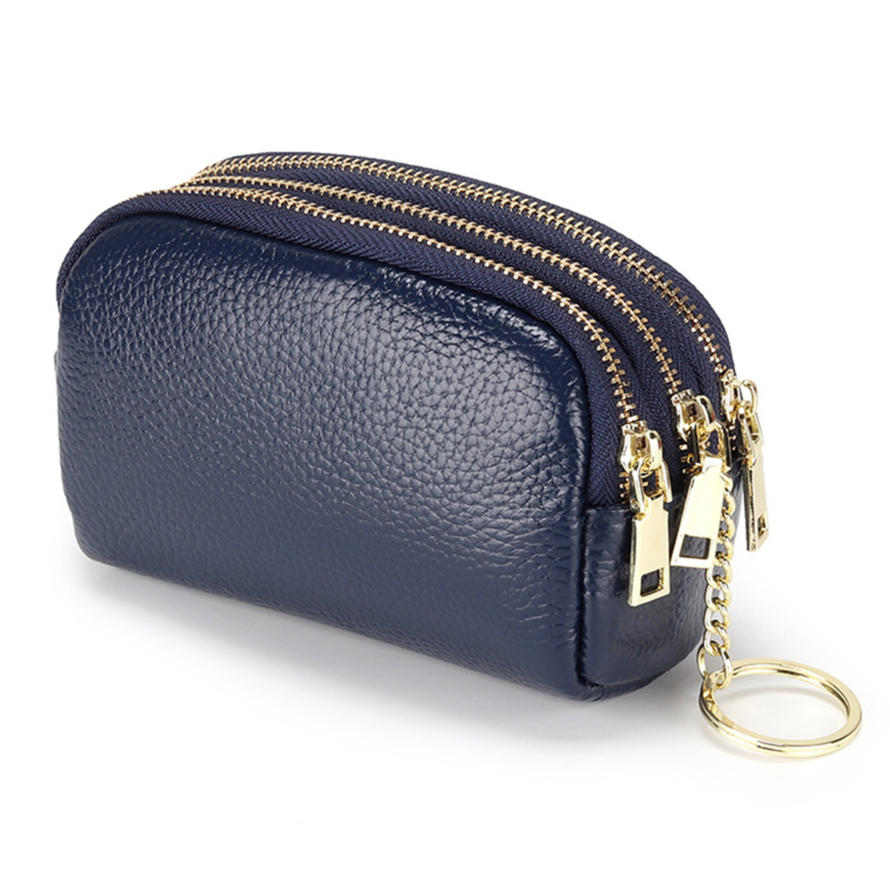 Genuine Leather Small multi-function key coin purse 5