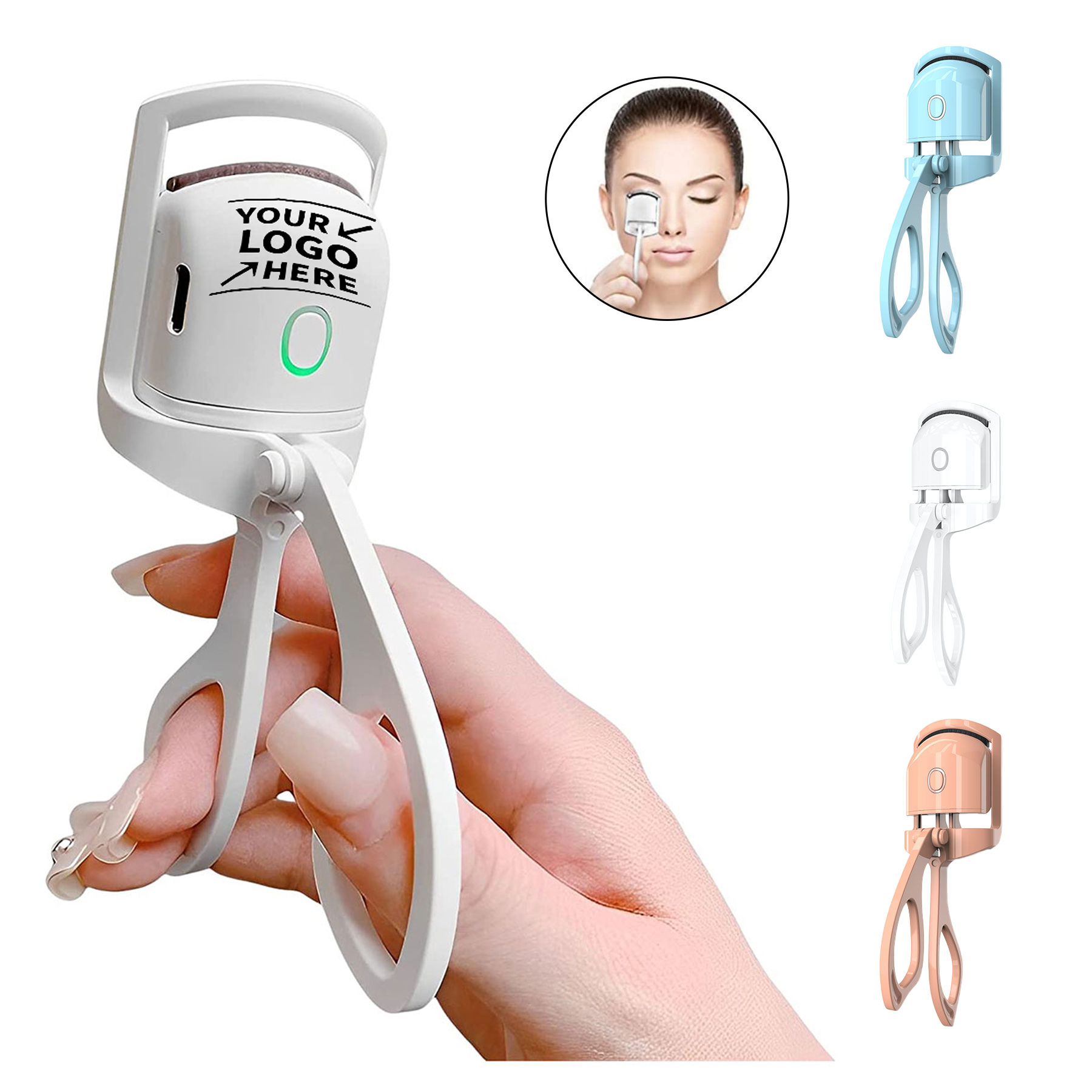 Heated Rechargeable Electric Eyelash Curler 1