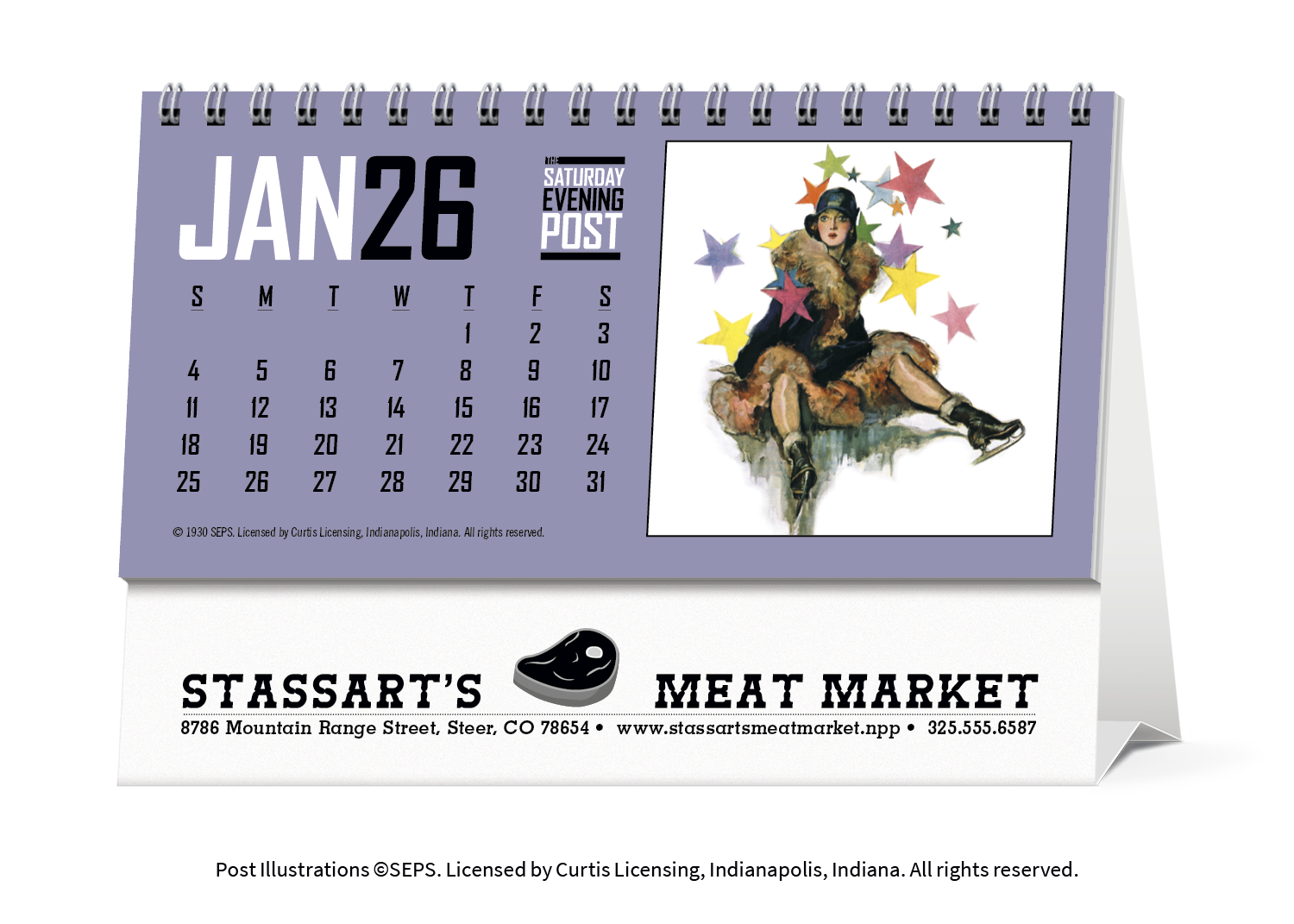 Triumph® Calendars The Saturday Evening Post Desk Calendar 41