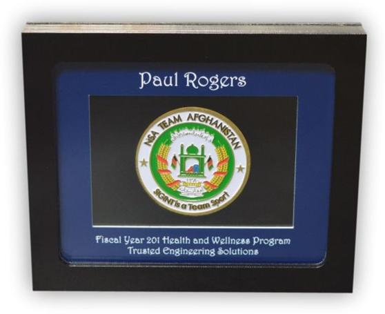 Acrylic Black Coin 2 Sided Display Box 2