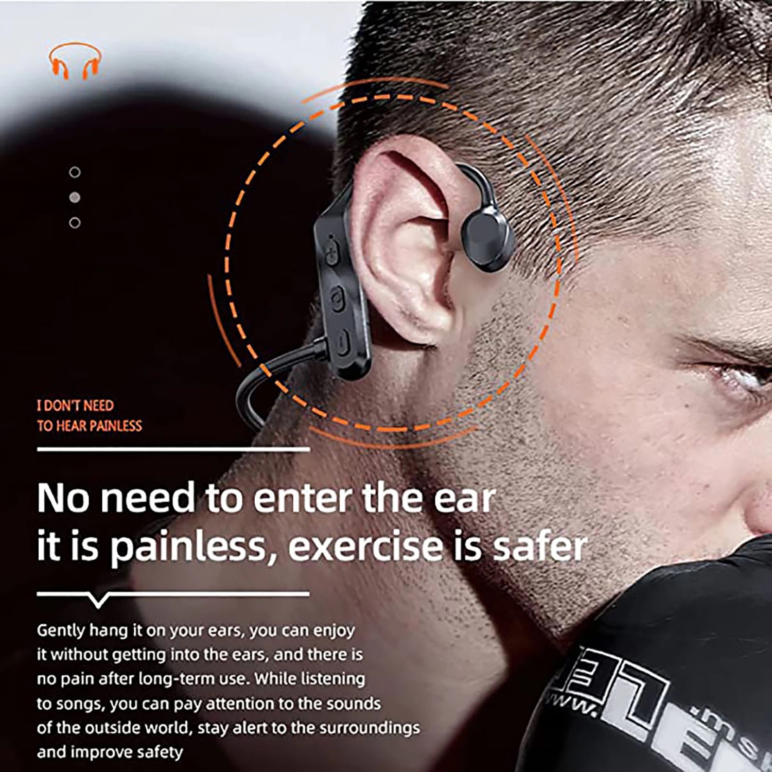 Bone Conduction Open-Ear Sports Neck Headphones 1