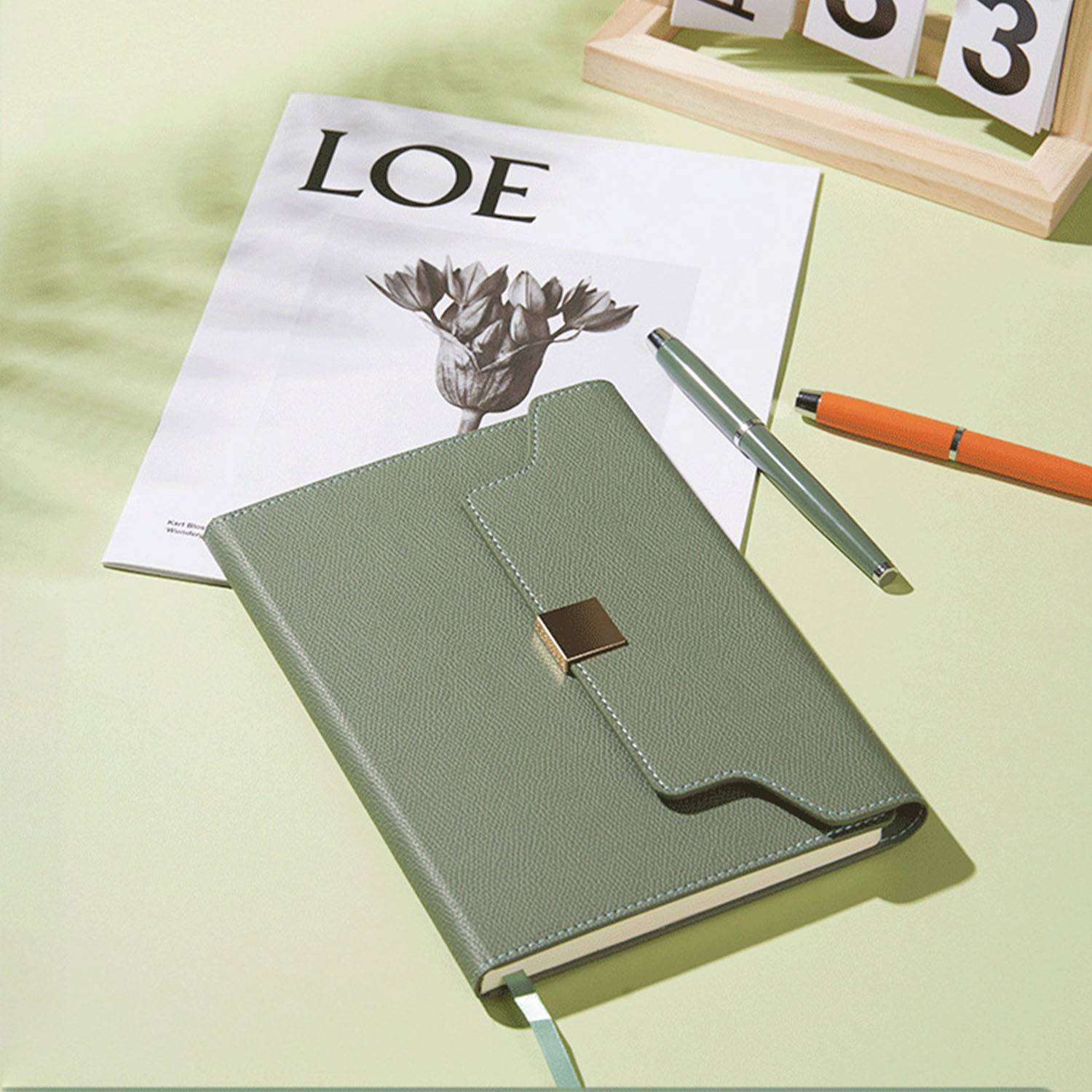 PU Notebook Set With Pen and U disk 5