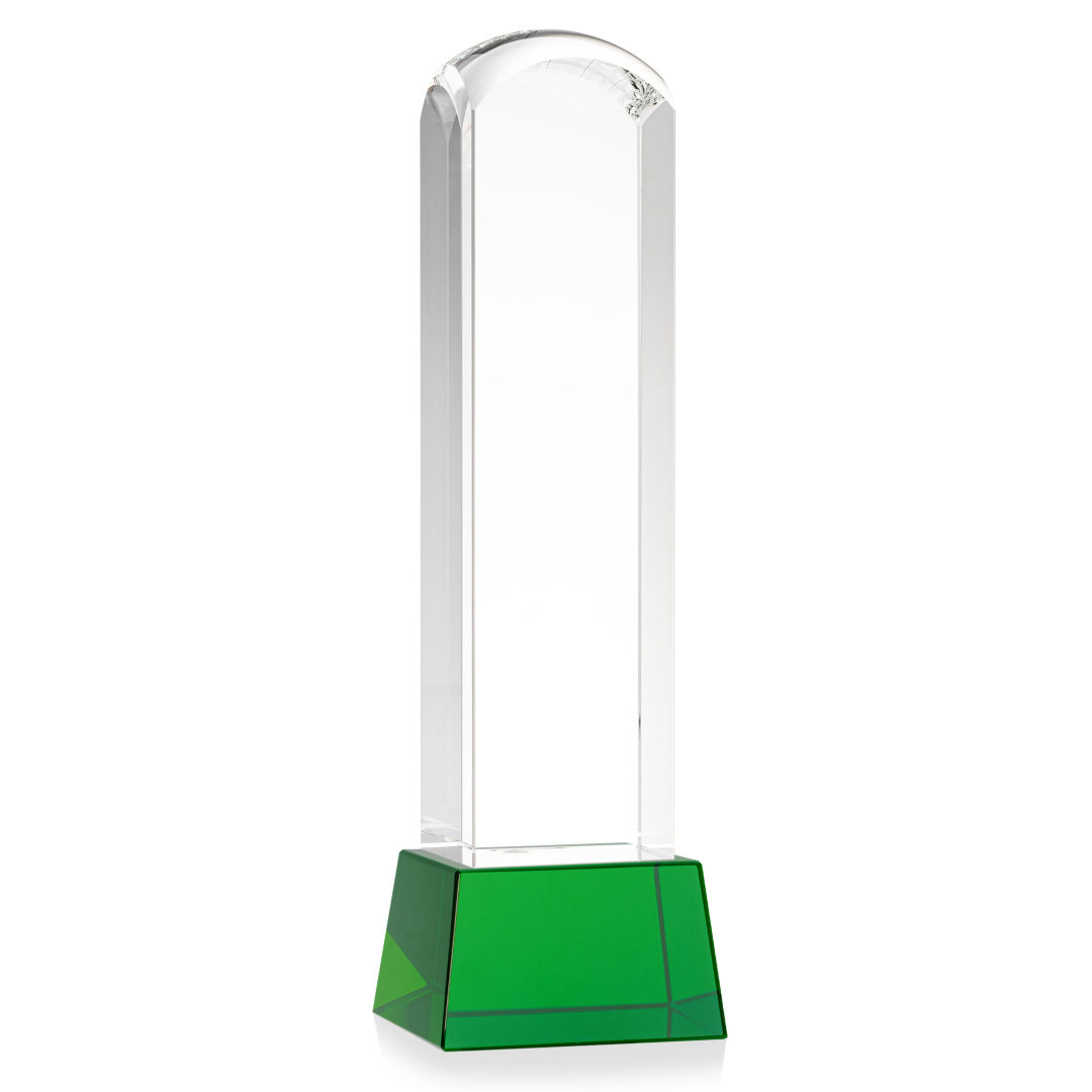 Silkwood VividPrint™ Award on Base - Green 9