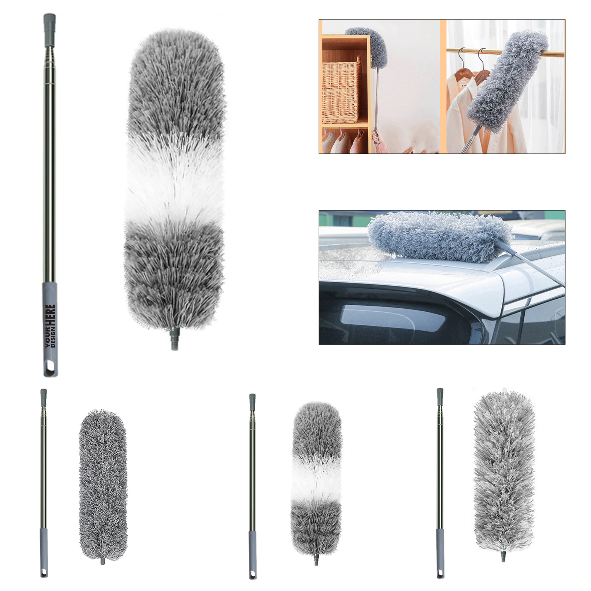 Extendable Microfiber Dust Duster 3