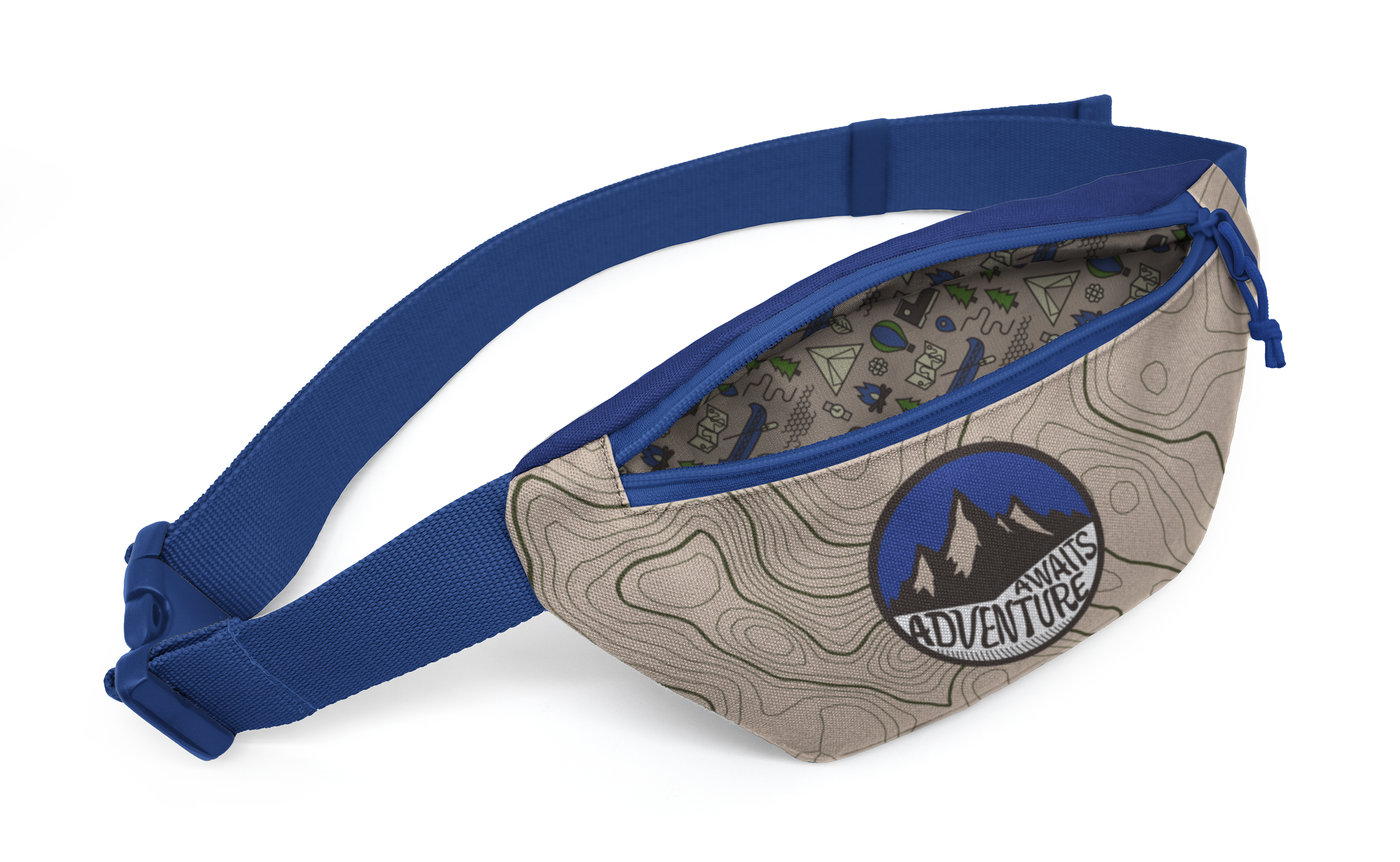 Full Color Canvas Fanny Pack