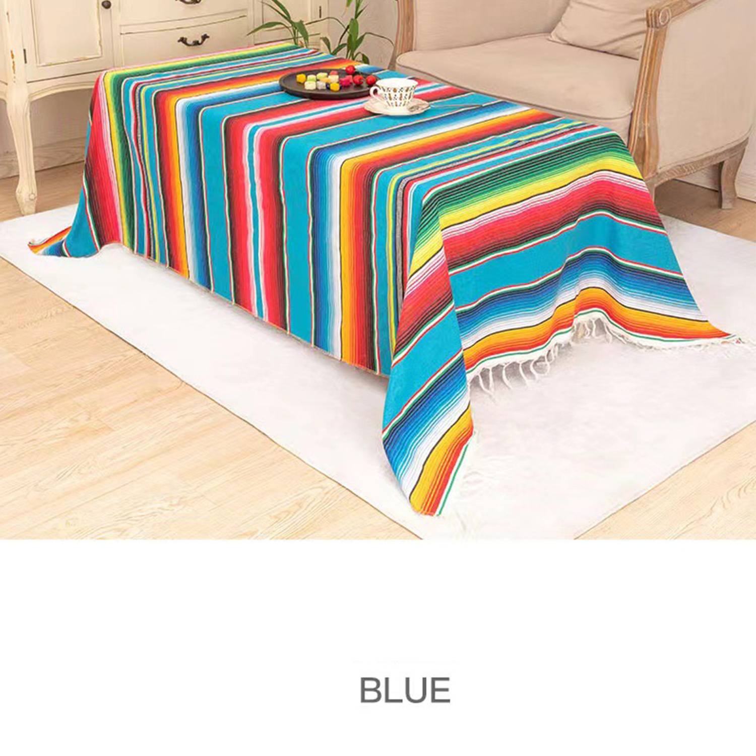 Iridescent Mexican style Custom tablecloths/blankets 5