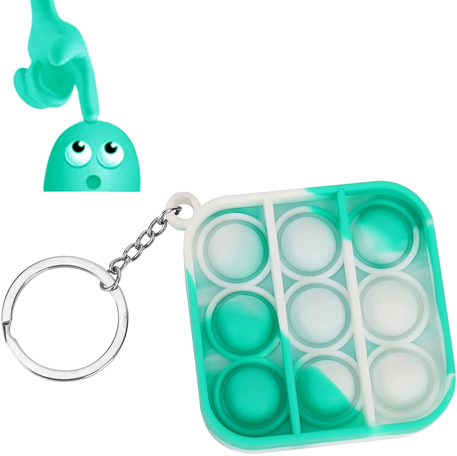 Push Bubble Sensory Fidget Toys Keychains 6