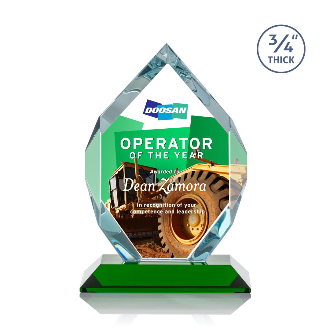 Royal Diamond VividPrint™ Award - Green 3