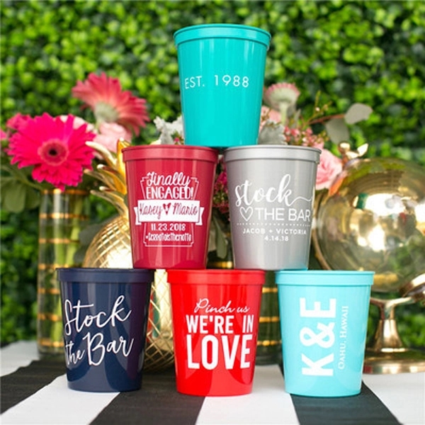 12 Oz PP Plastic Stadium Cups 2