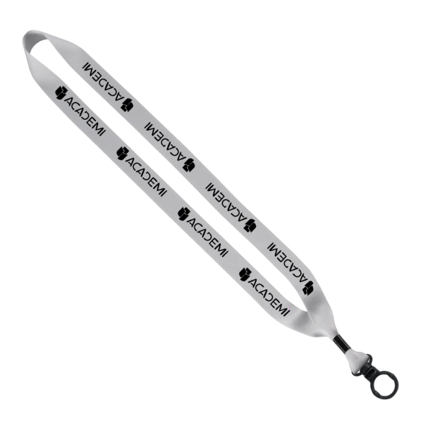 3/4" Polyester Lanyard with O-Ring 130