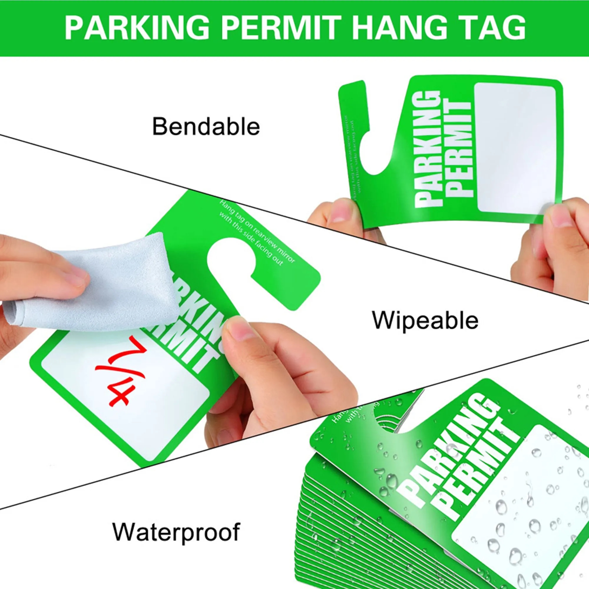 Parking Permit Hang Tags 2