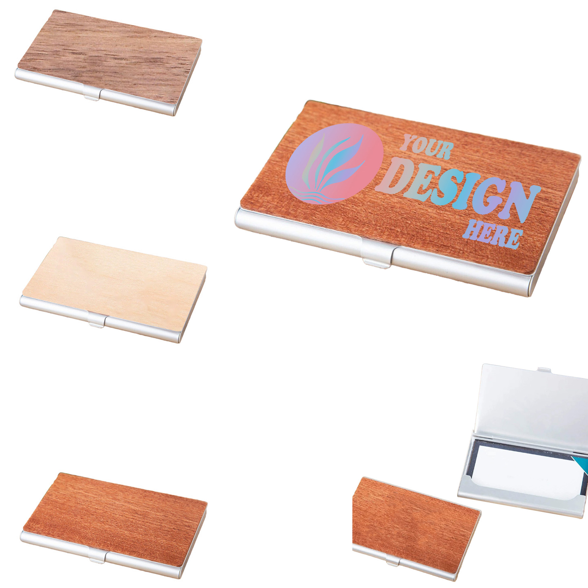 Wood Bussiness Card Case 2