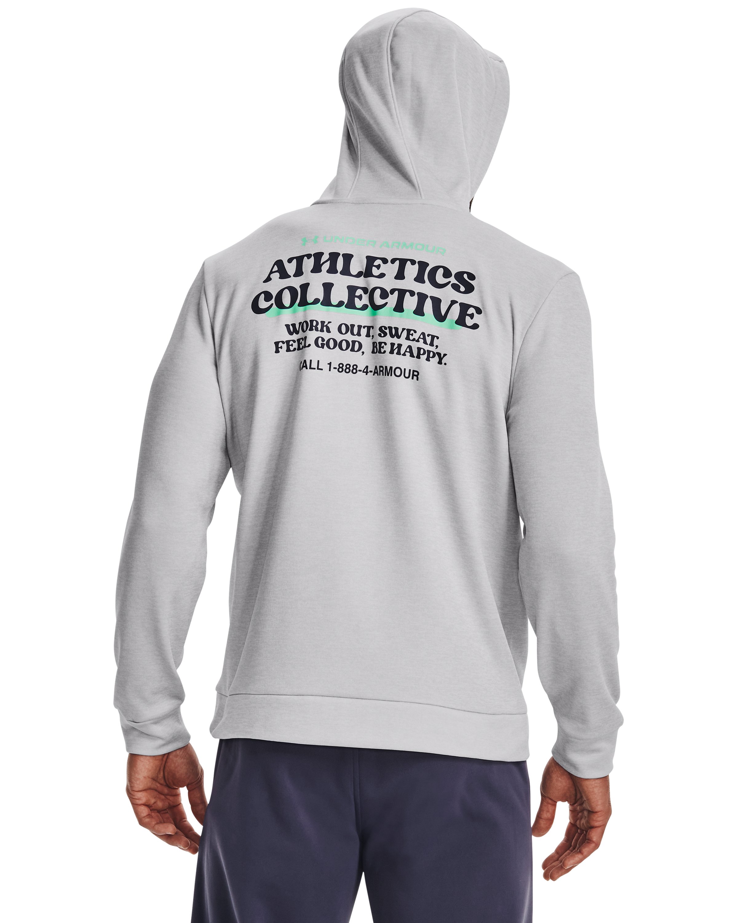 Men's Armour Fleece Hoodie, custom hoodie or sweatshirt with logo imprint 3