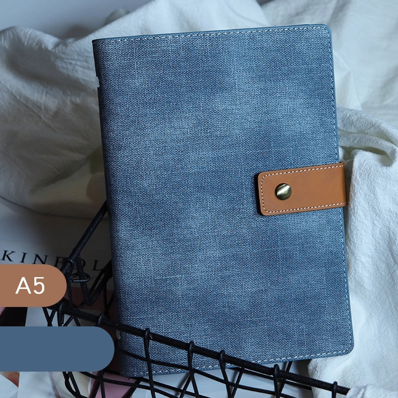 PU Leather A5/A6 Business Travel Journal Binder Notebook 5