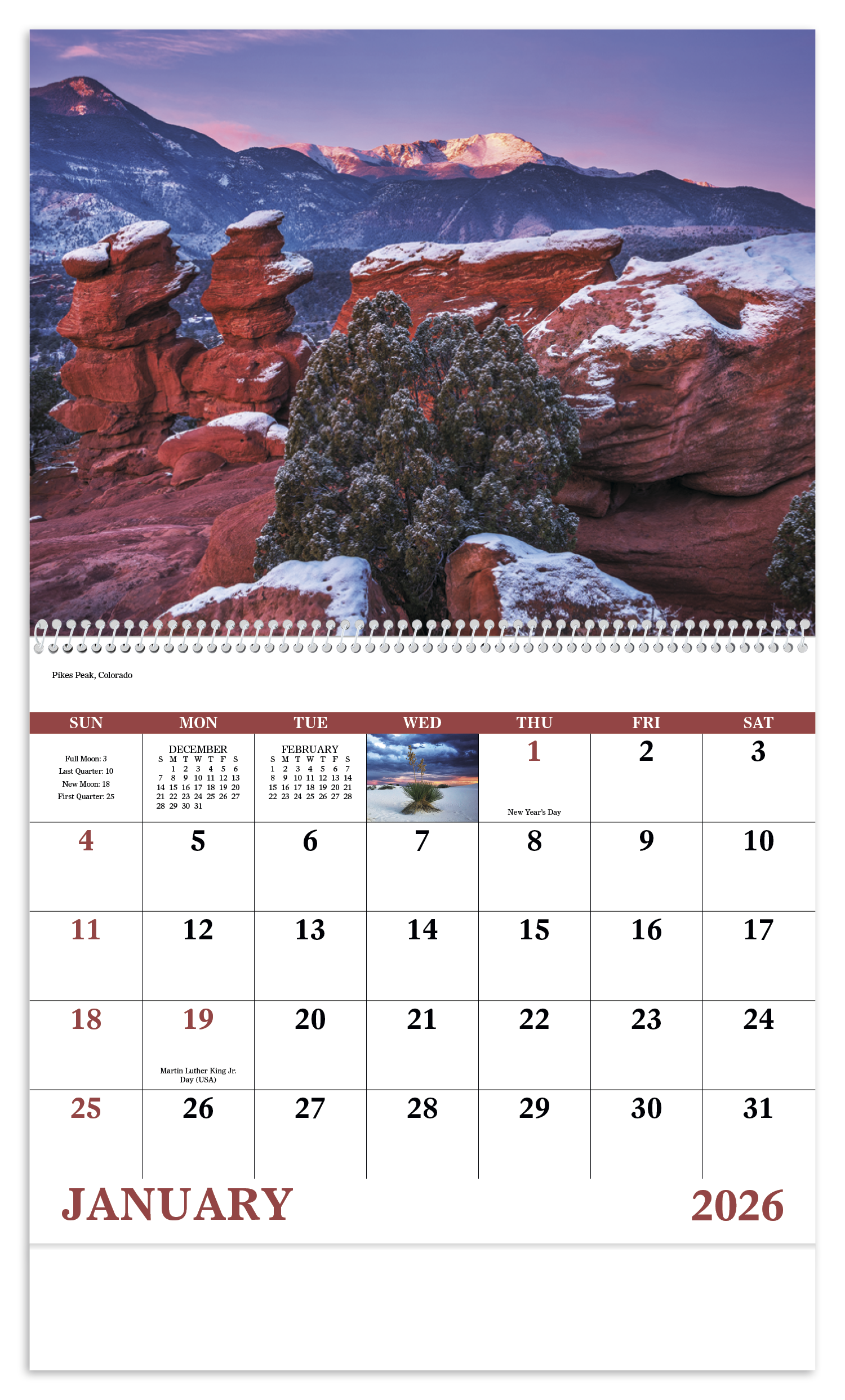 Good Value™ Rocky Mountains - Spiral Calendar 7