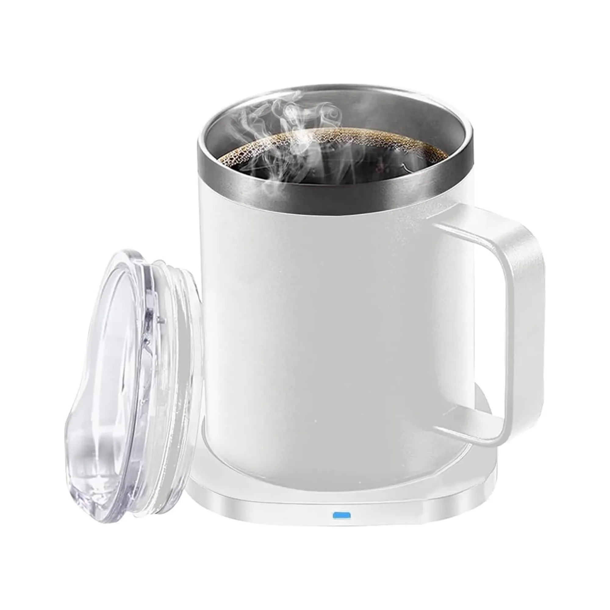 11oz Smart Self Heating Coffee Mug with 15W Wireless Charger 9