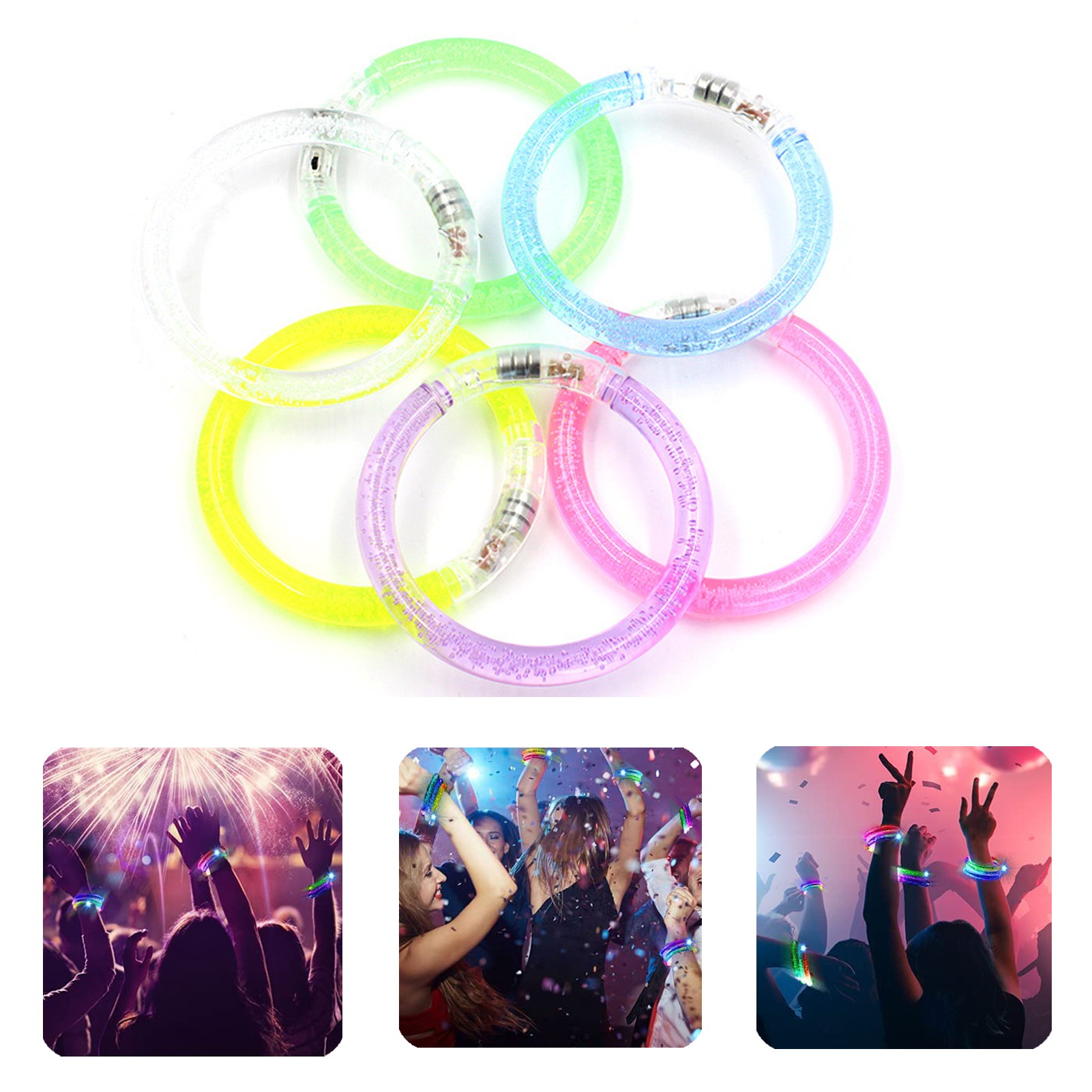 24 PCS Glow Sticks Bracelets Party Favors 2