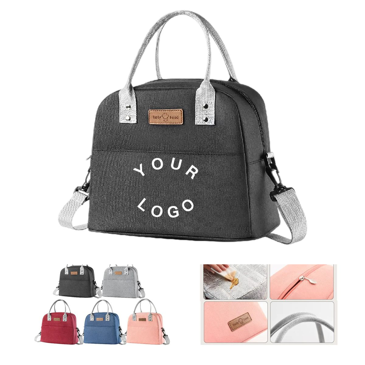 Lunch Bag Insulated Terylene Large 9 Inch 5