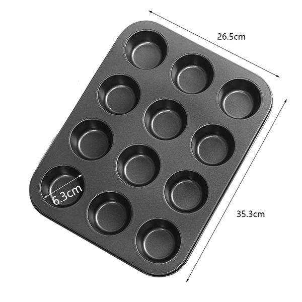 12-Cup Muffin and Cupcake  Baking Pan 1