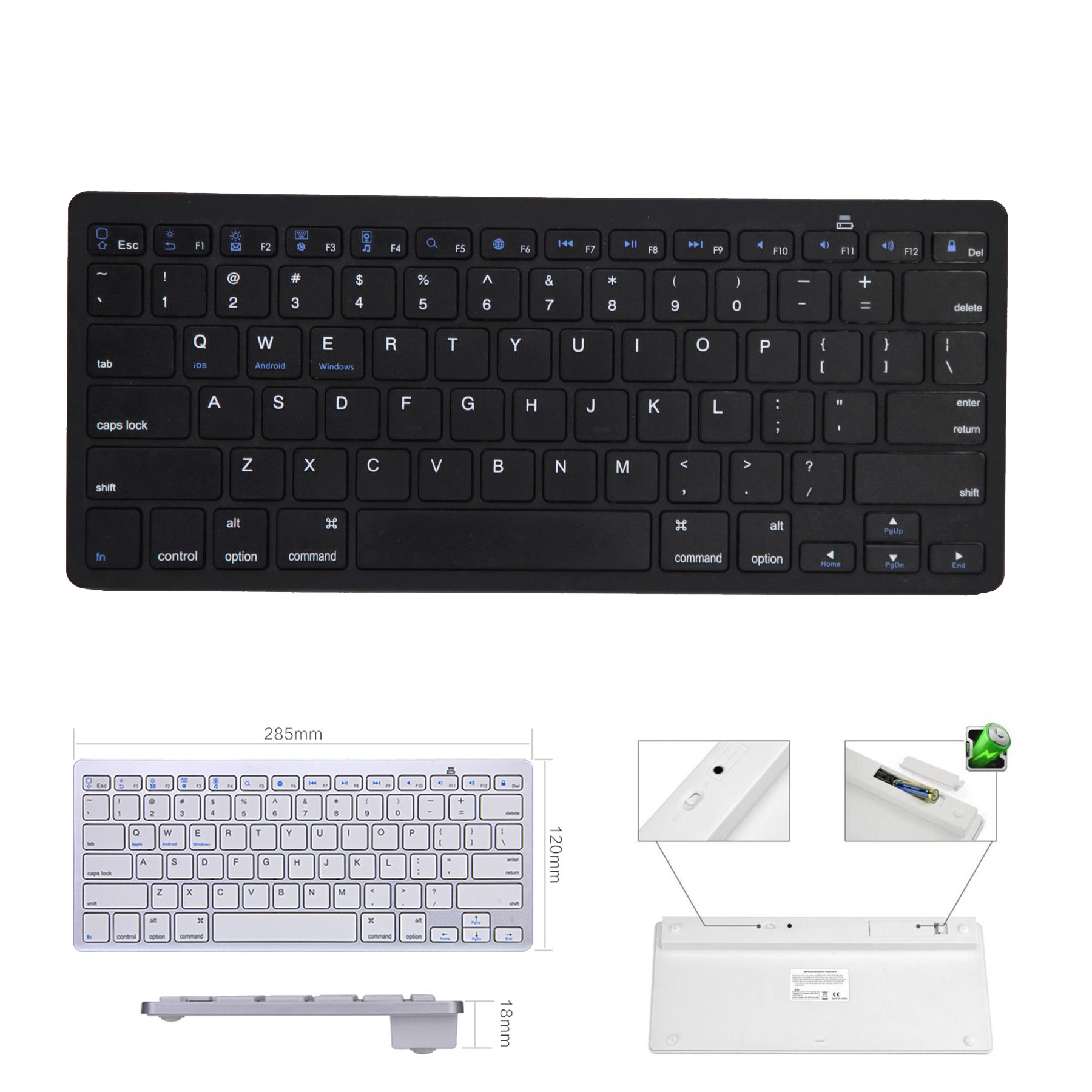 Wireless Keyboard W/78 Keys 2