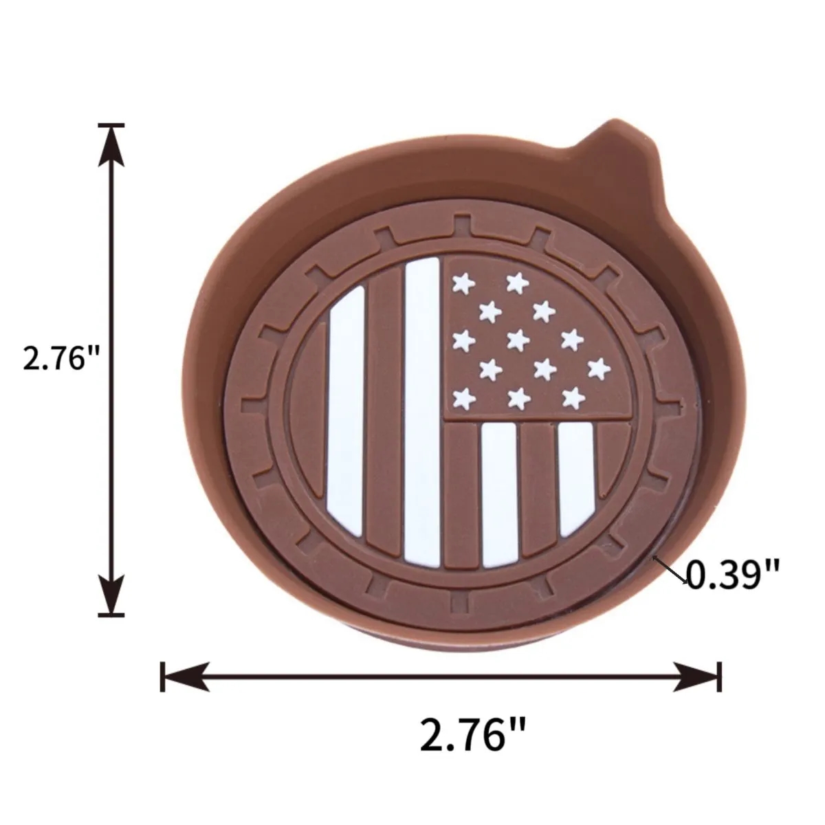 Anti-Slip Coaster Car Rubber Anti-Leakage Cup Holder 3