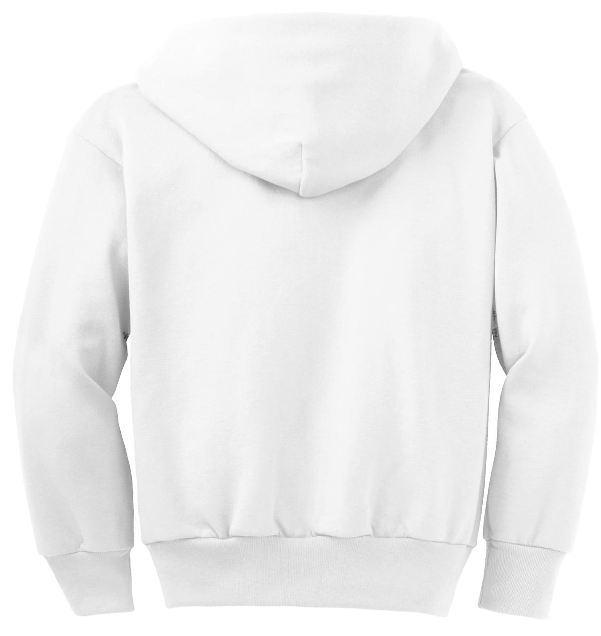 Port & Company® Youth Core Fleece Full-Zip Hooded Sweatshirt 45