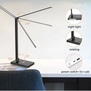 Limelight Desk Lamp with Wireless Charger 4
