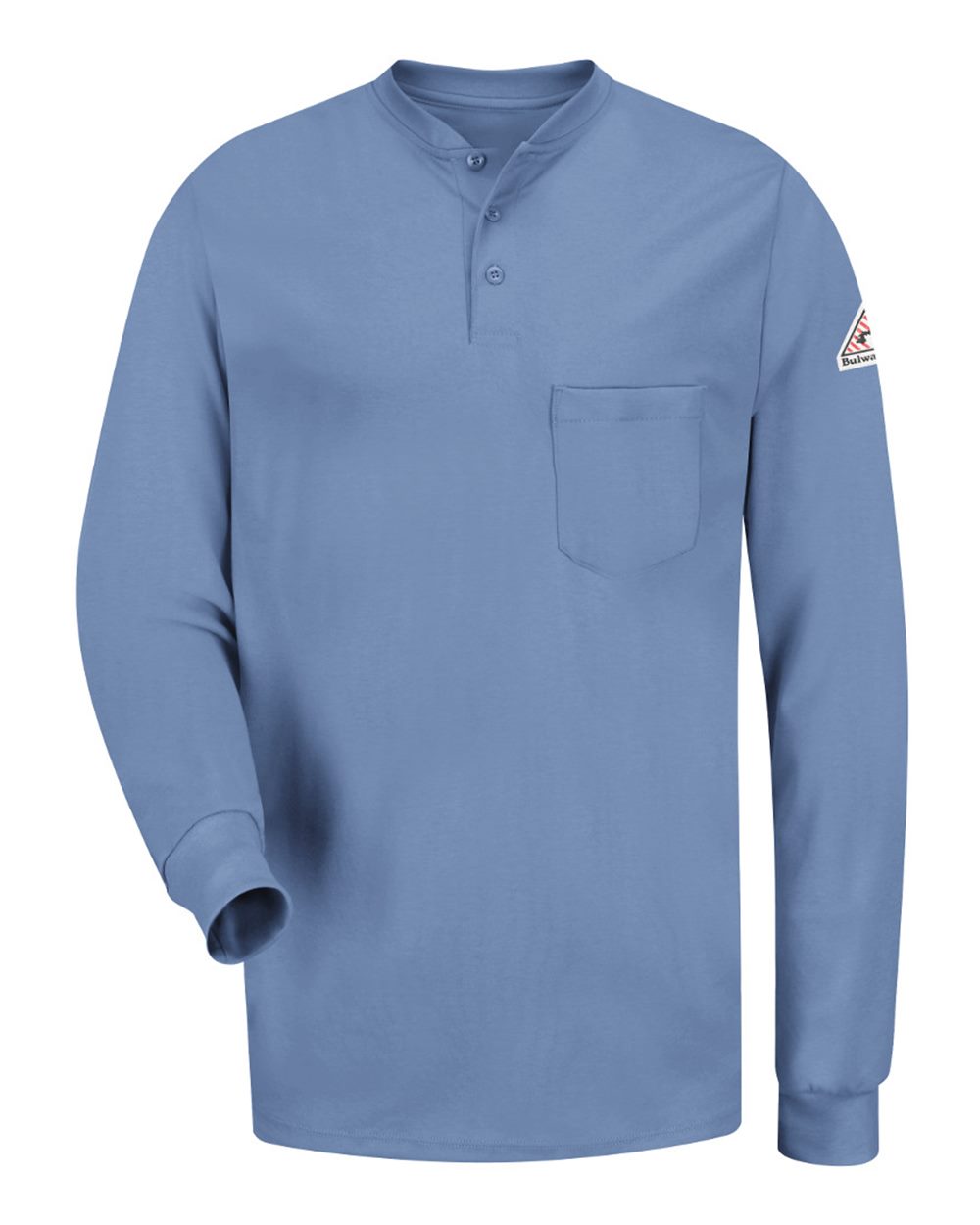 Men's Long Sleeve Tagless Henley Shirt - SEL2 4