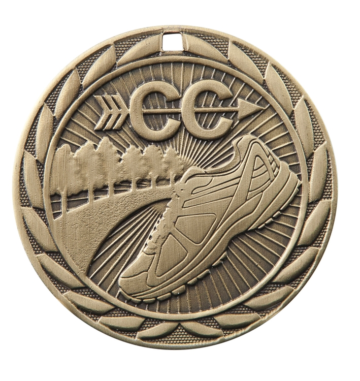 Cross Country Fe Iron Medal 2" 2