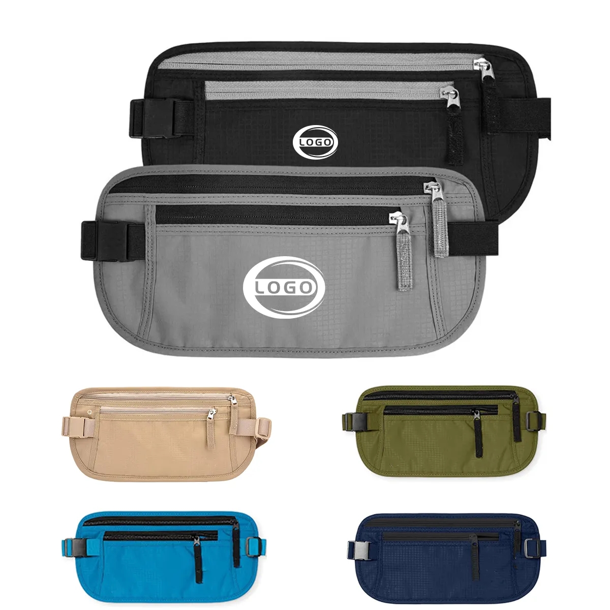 Personlized Slim RFID Blocking Travel Pouch Passport Holder 5