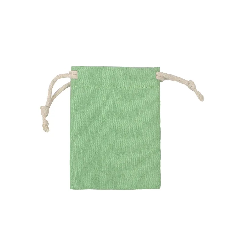 Cotton Drawstring Bag 4.8x3.6 Inch Lightweight Pouch 10