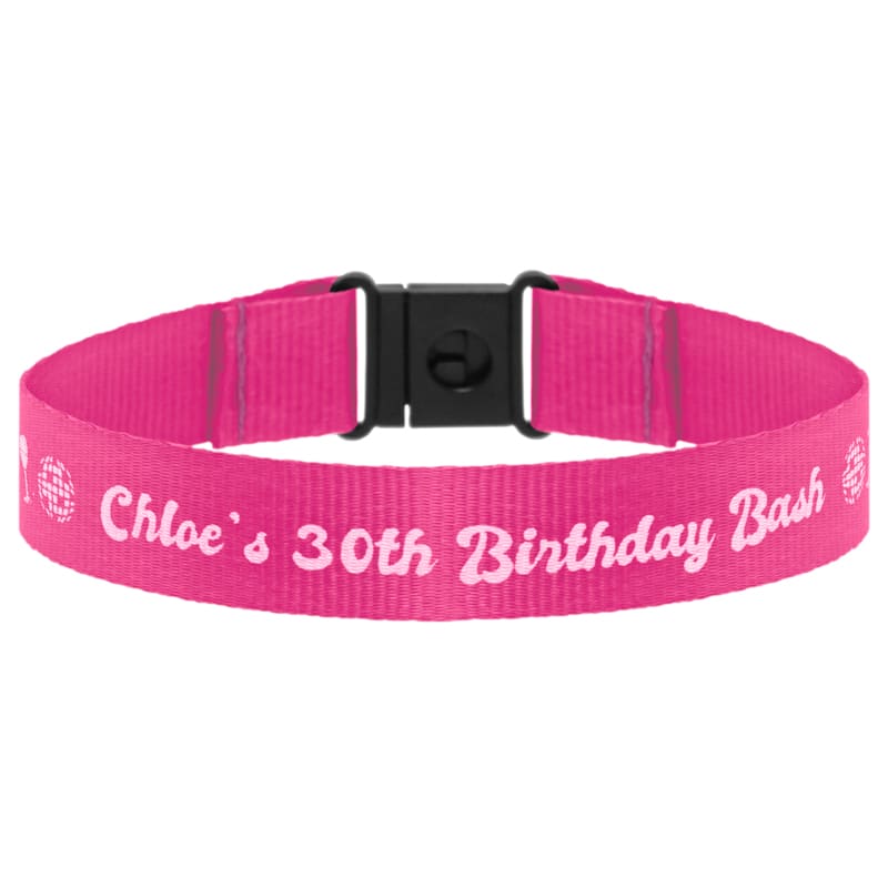 Custom Breakaway Polyester Wristbands 22