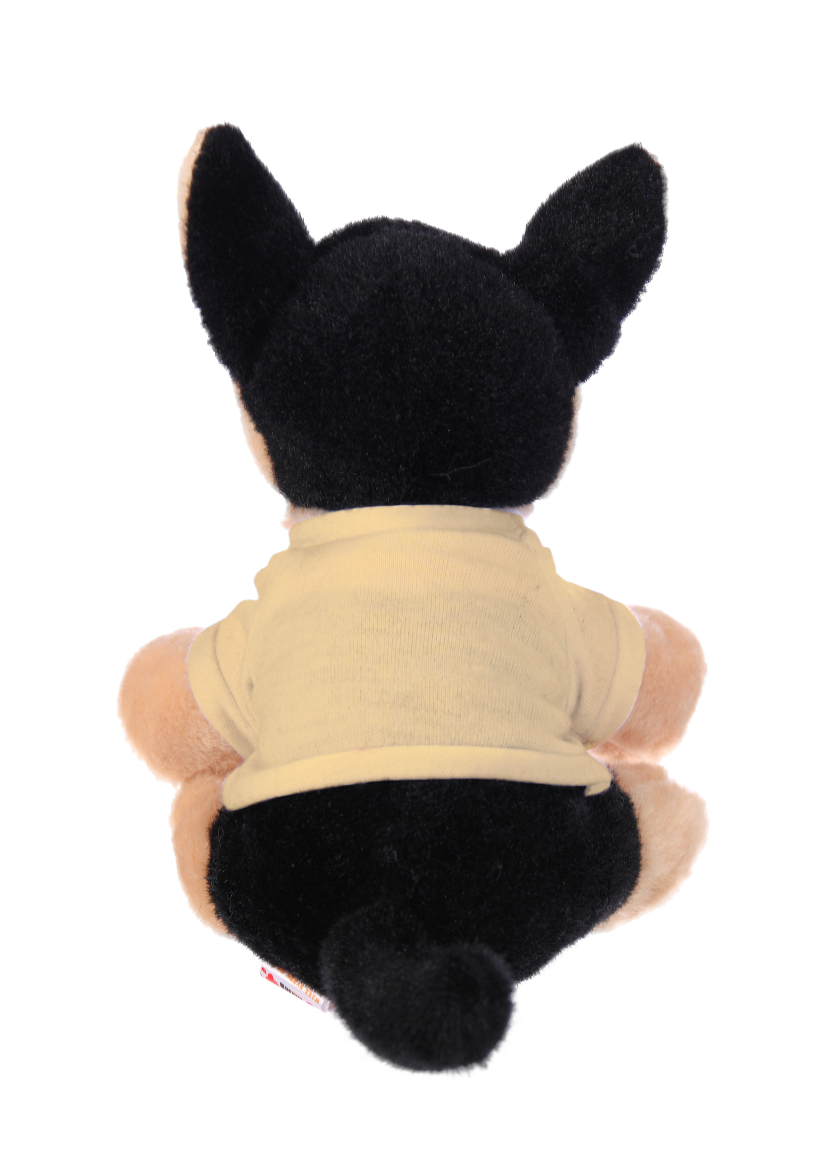 Soft Plush Sitting German Shepherd wearing a T-Shirt 2