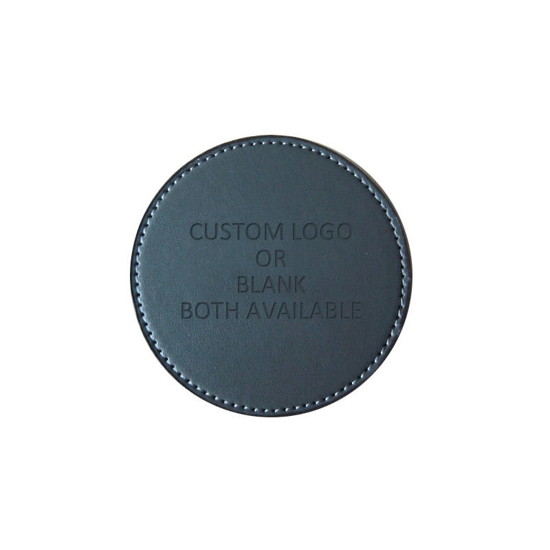 Leather Round Coaster 7