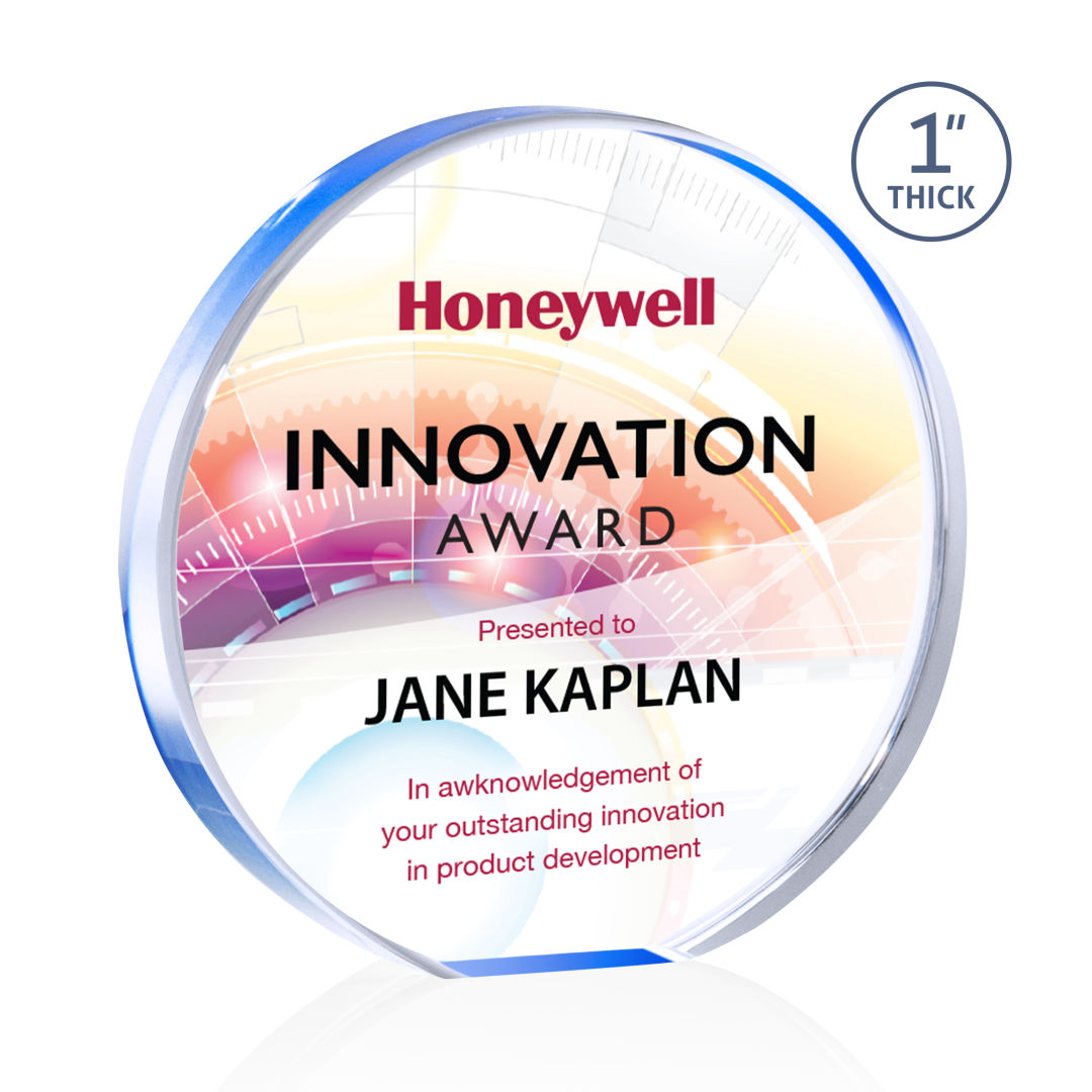 Narita Circle VividPrint™ Award - Blue 1