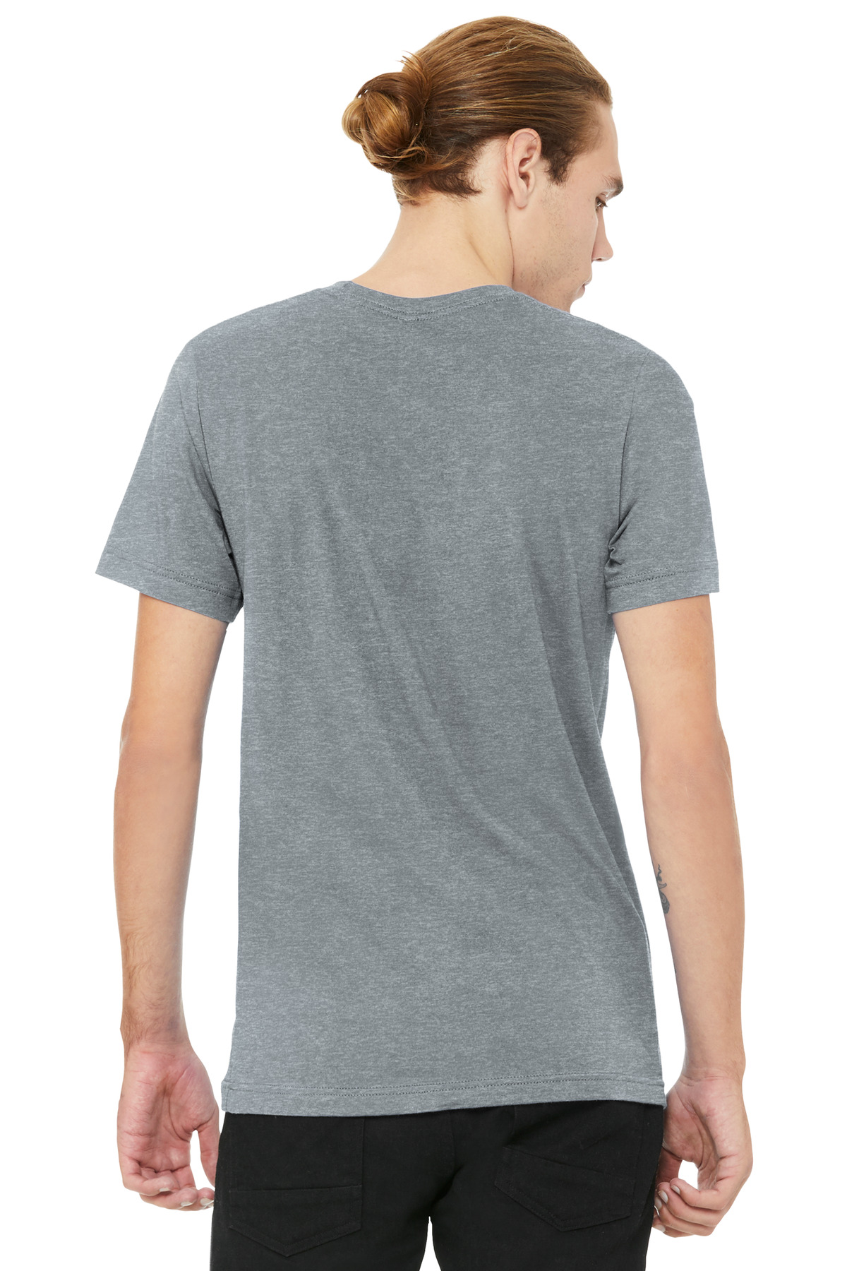 BELLA+CANVAS Unisex Heather CVC V-Neck Tee BC3005CVC 50