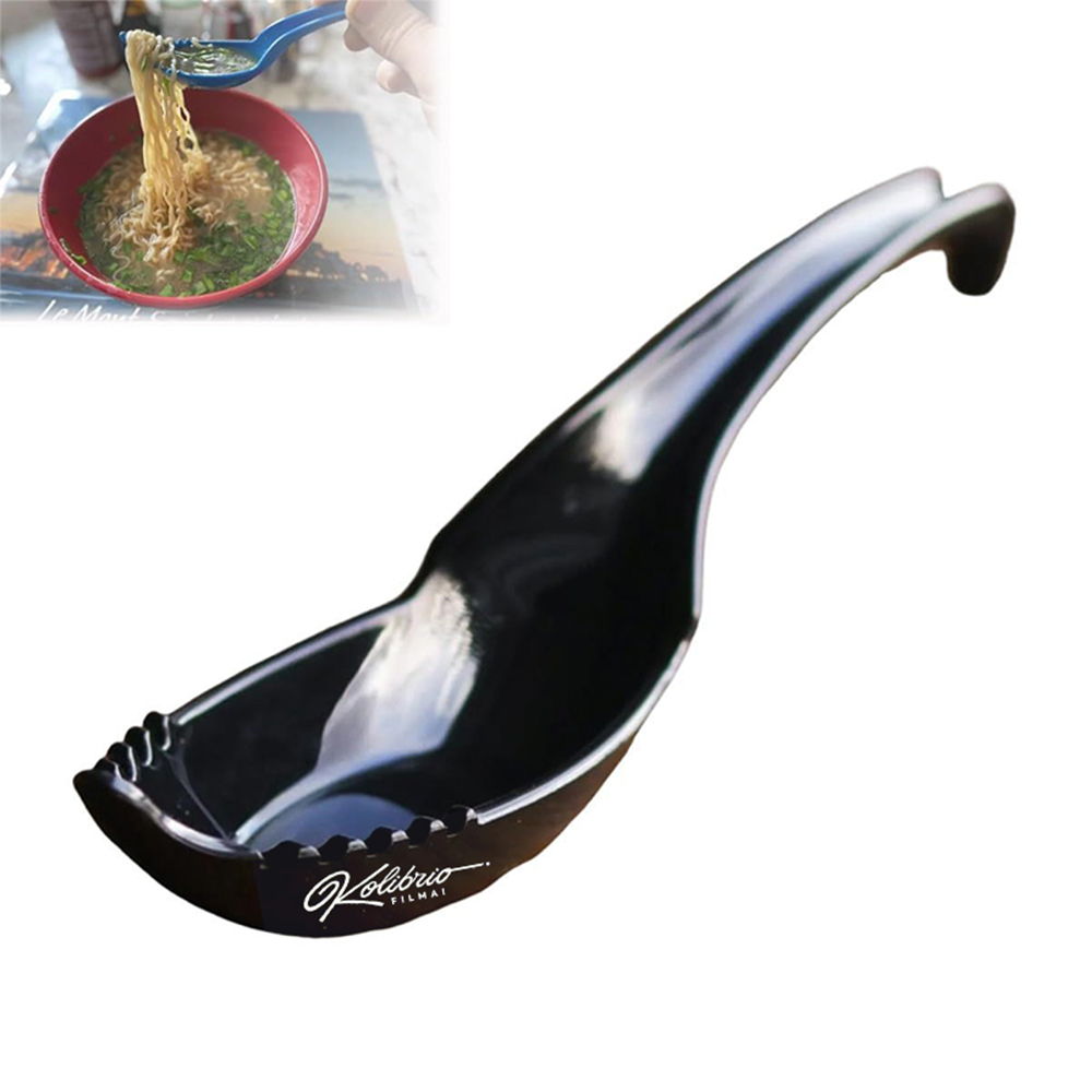 2 In1 Ramen Noodle Soup Spoon With Fork 2