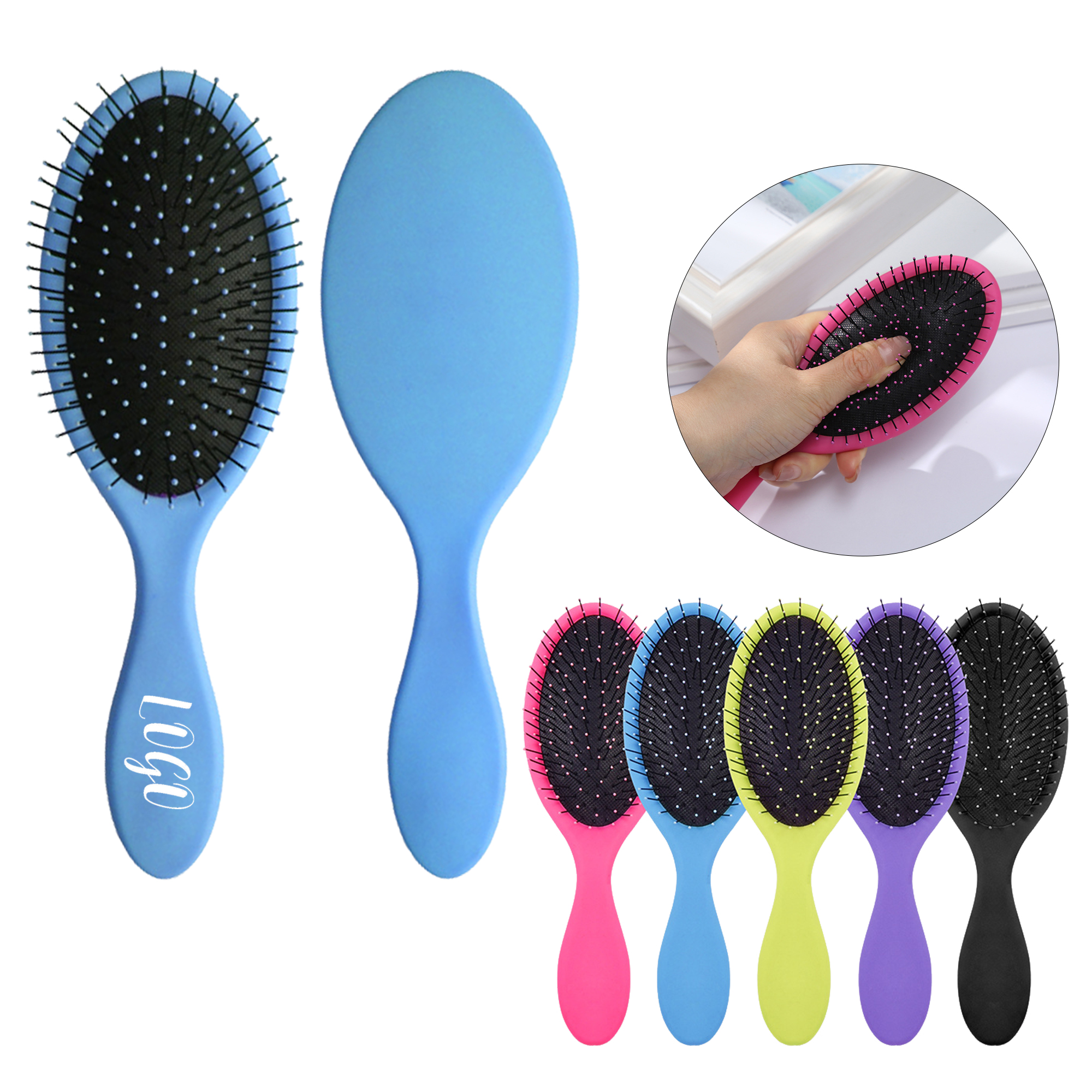 Soft Cushion Hair Detangling Brush 2