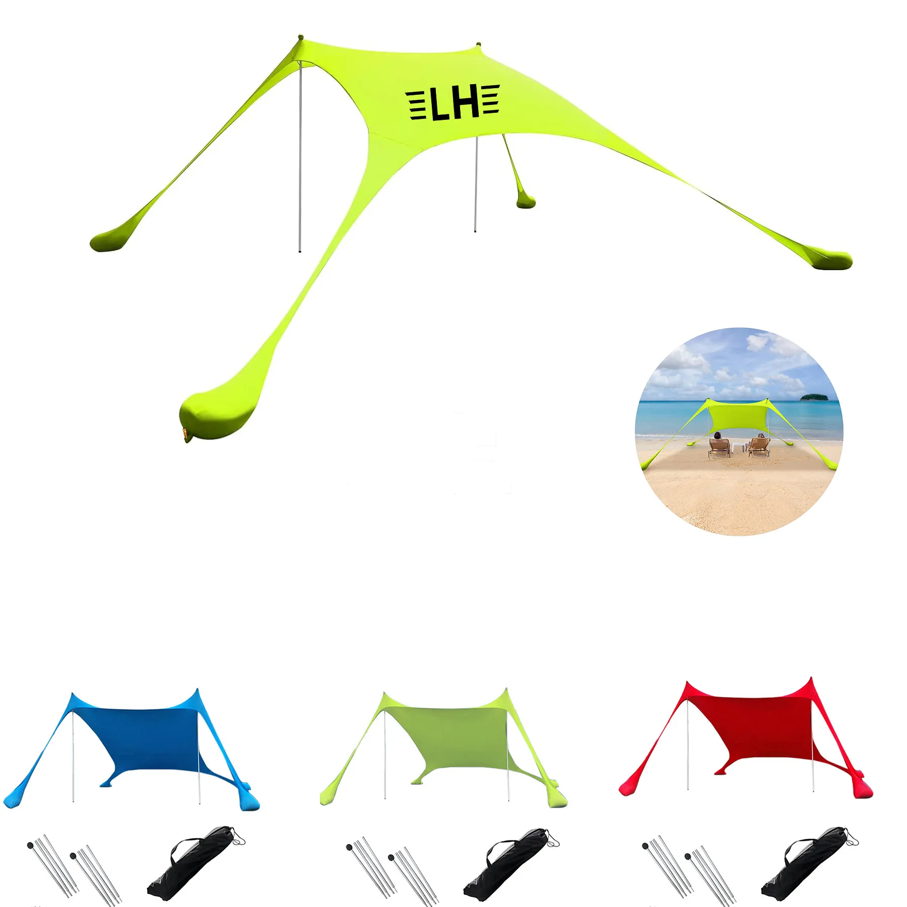Portable Beach Stretch Tent 1