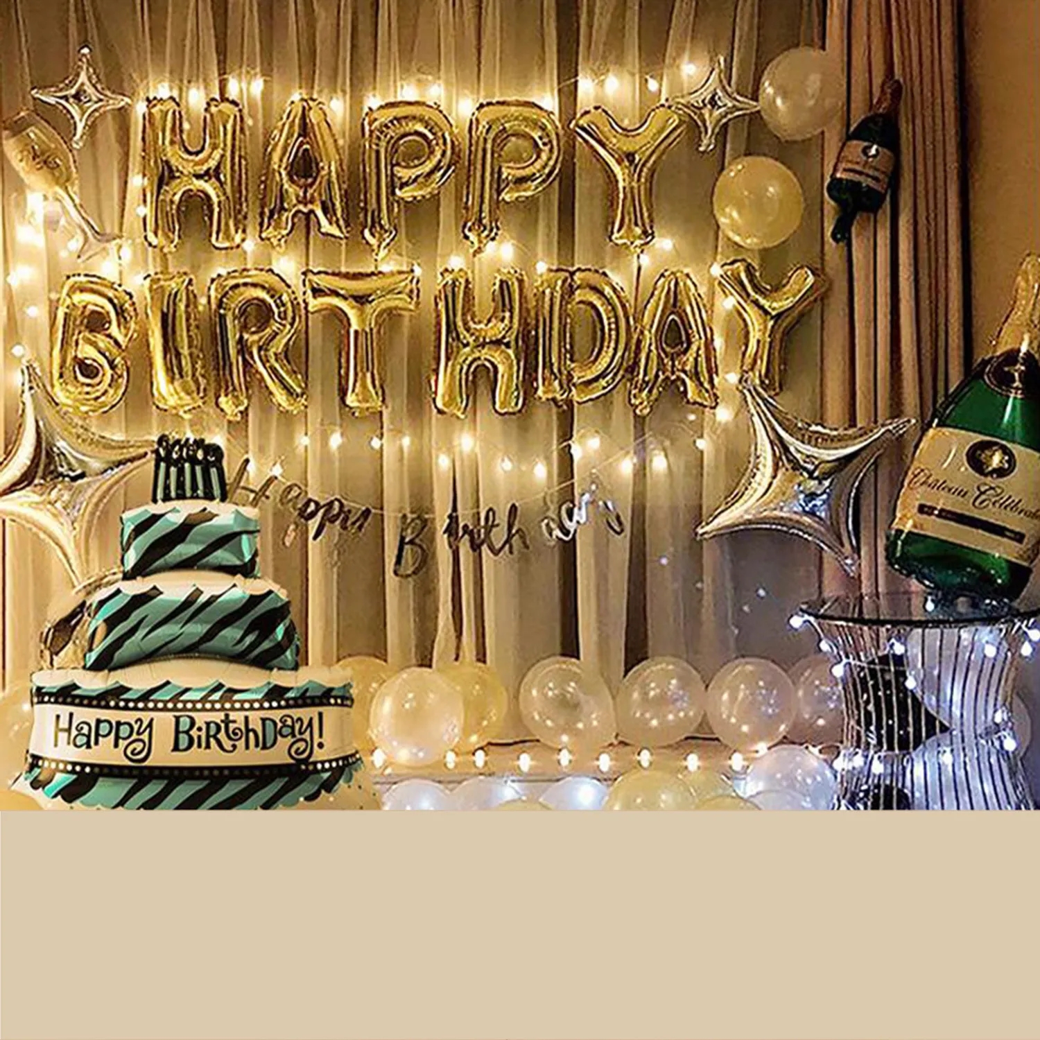Birthday Pie Balloon Pair Decoration Set 8